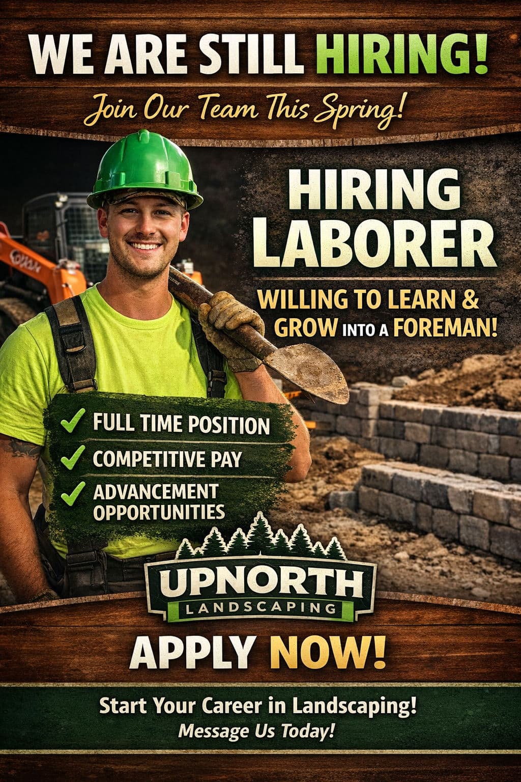 Join Our Team at Up North Landscaping image