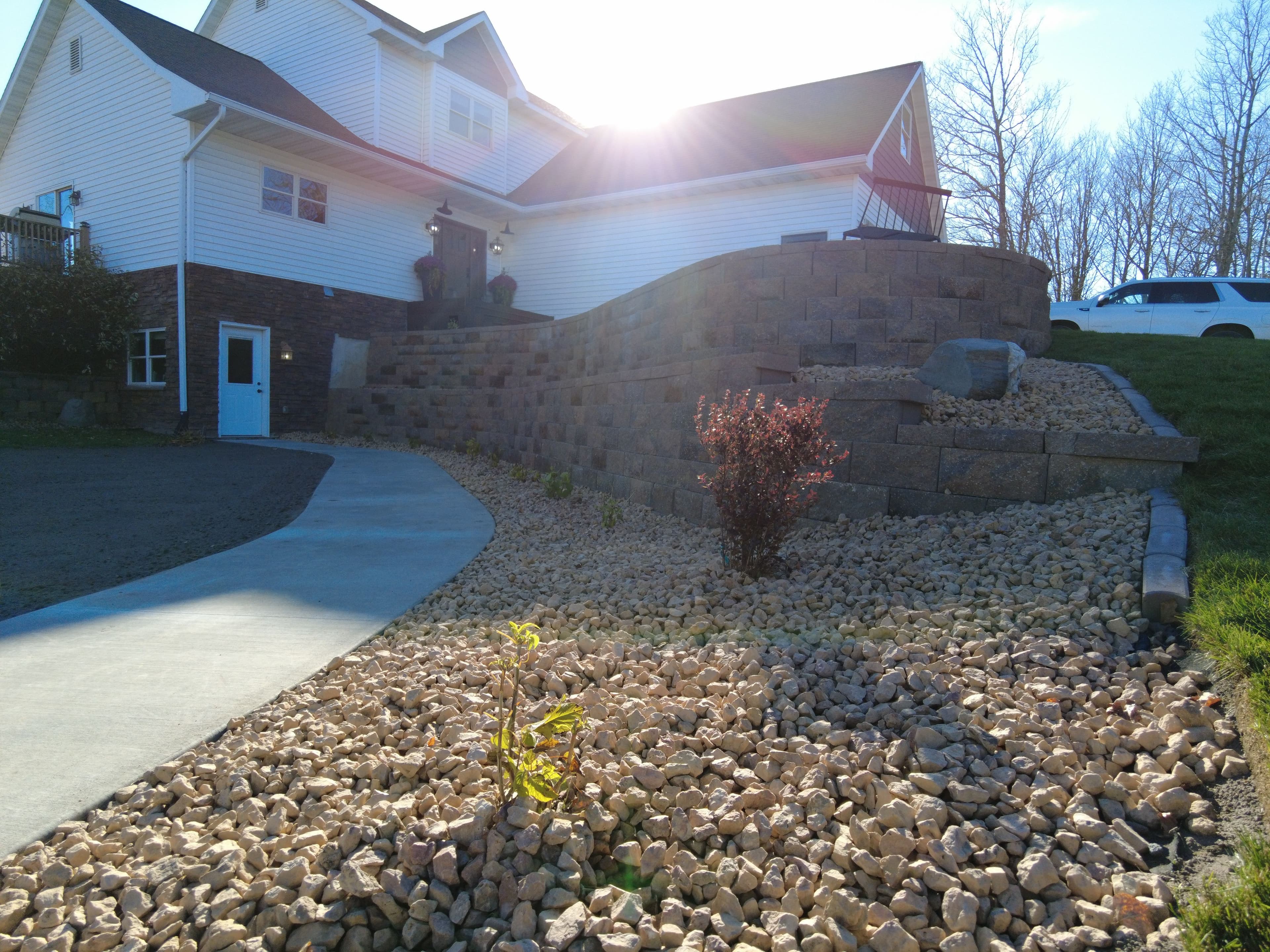 Project Stone Steps and Retaining Wall Mastery image