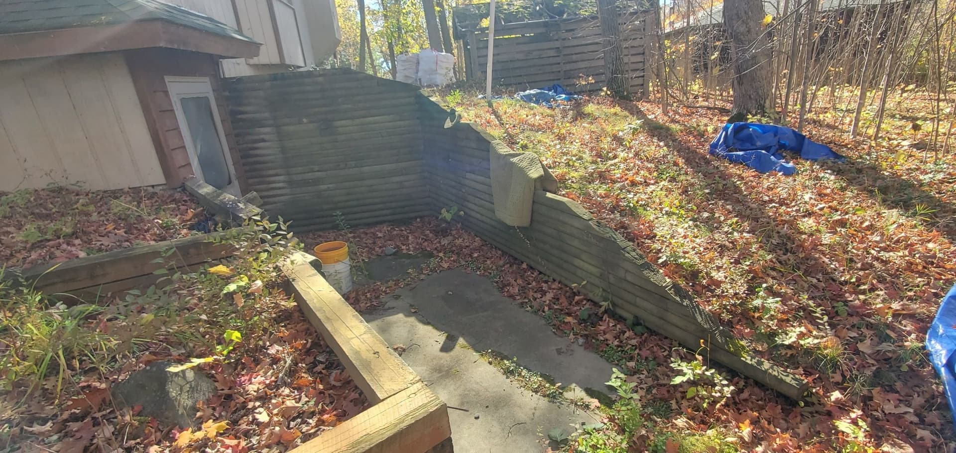 Gallery photos for Northern MN Cabin Gets New Stone Steps and Boulder Retaining Walls: Image #3