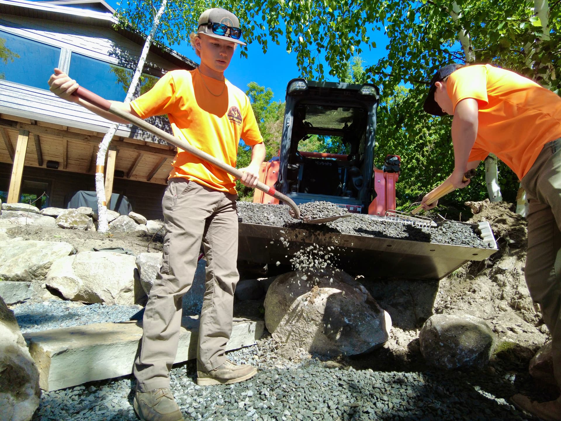 Gallery photos for Northern Michigan Lakefront Hardscape and Landscape Build in Progress: Image #3
