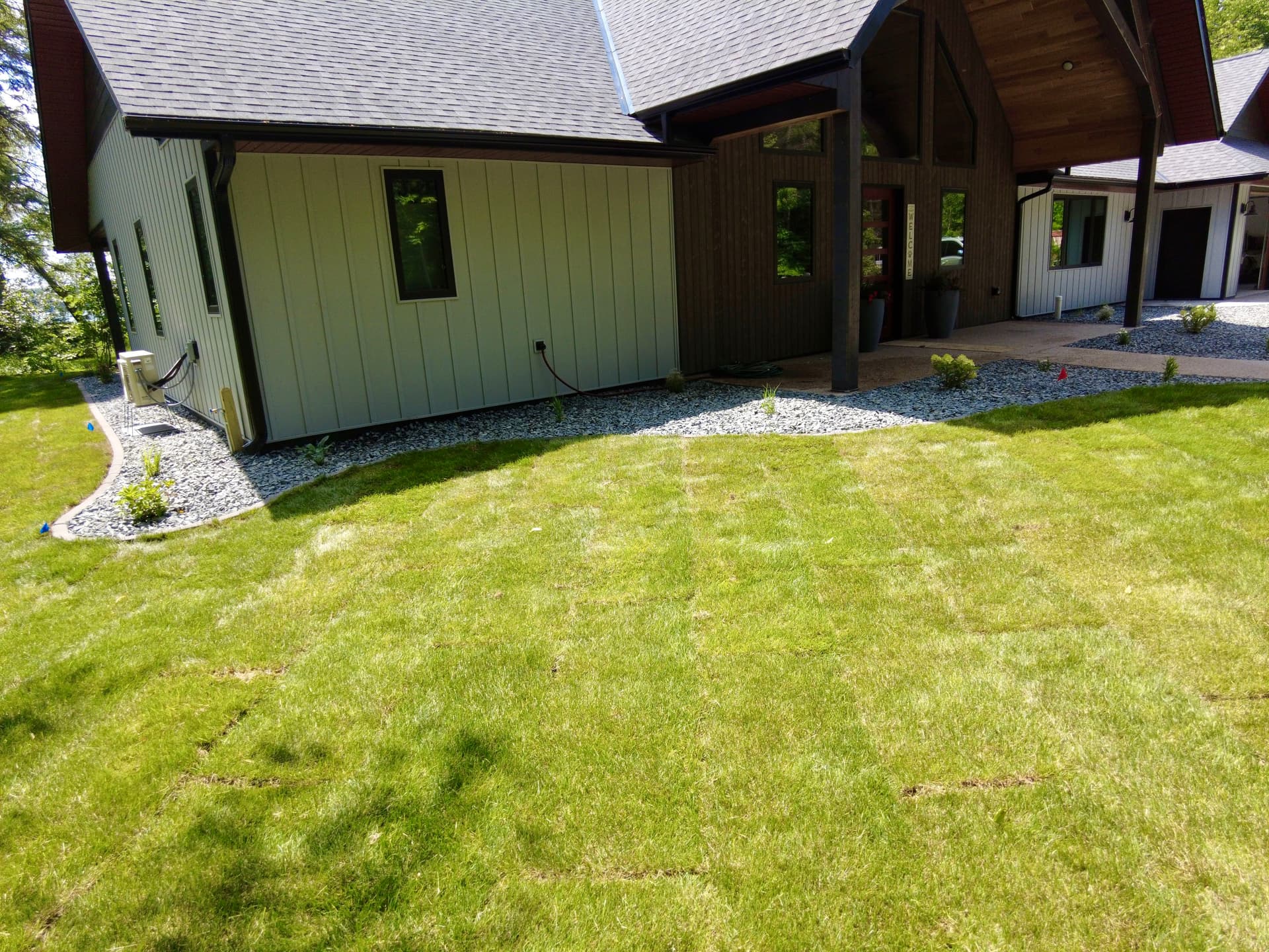 Gallery photos for New Construction Landscaping Done Right - Sod, Rock Beds, and Full Irrigation: Image #3