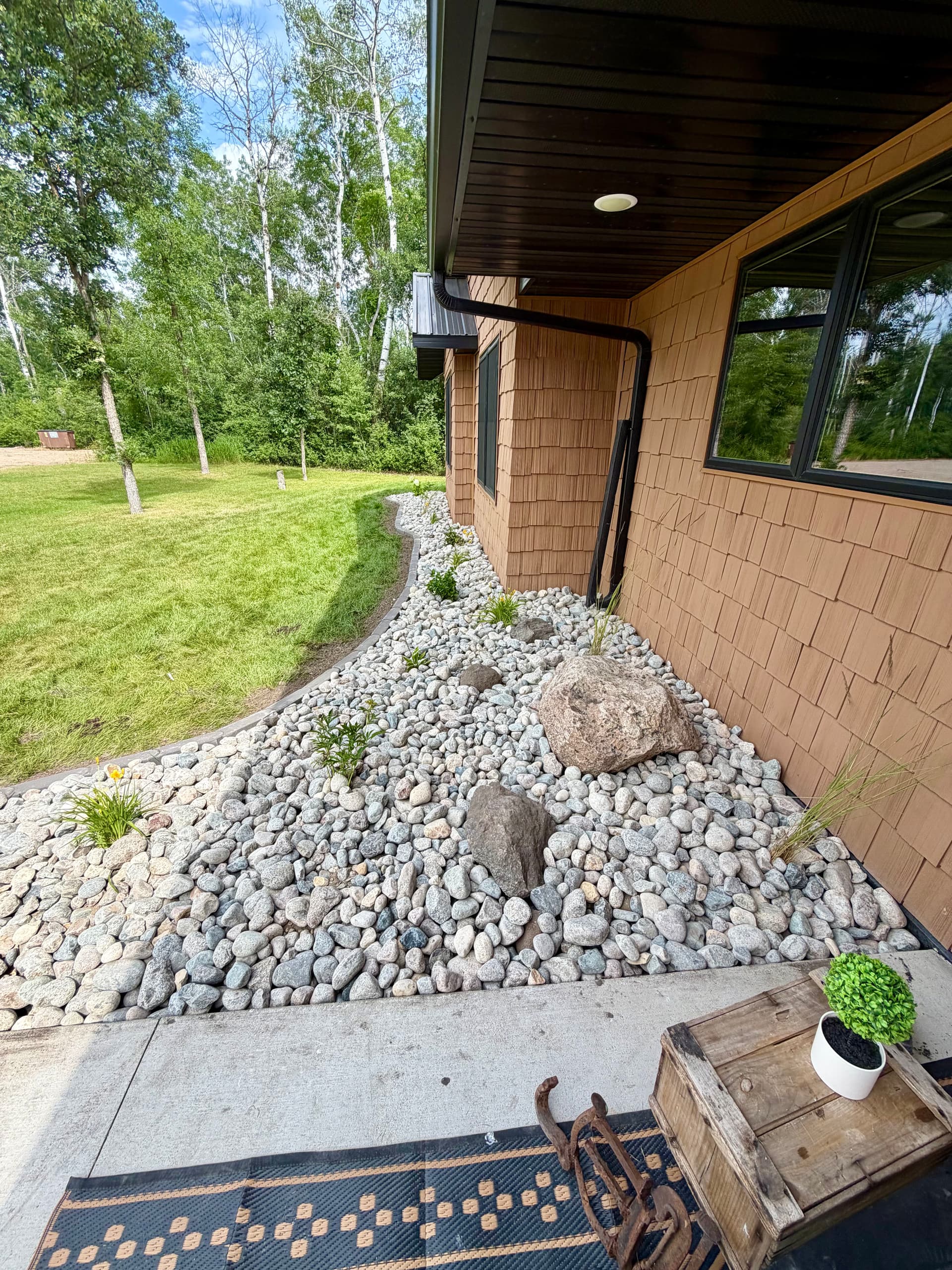 Gallery photos for Rock Edging and River Rock Beds That Actually Hold Their Shape: Image #2