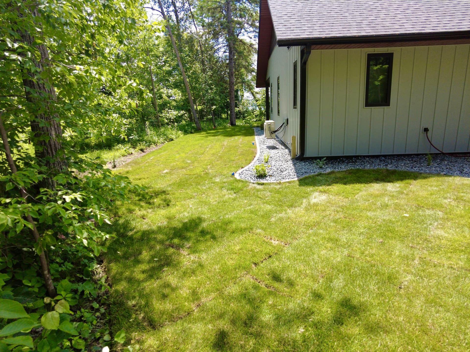 Gallery photos for New Construction Landscaping Done Right - Sod, Rock Beds, and Full Irrigation: Image #2